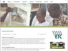 Tablet Screenshot of etc-international.org